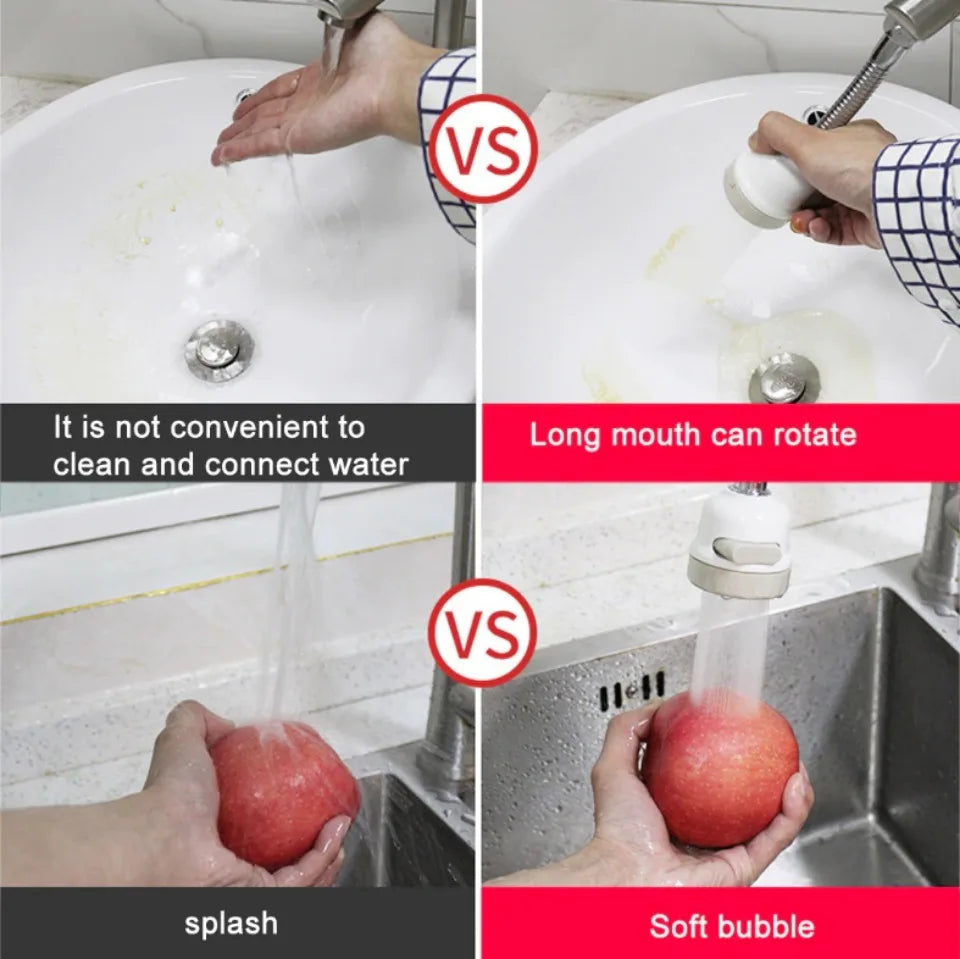 Kitchen Faucet Head Water Save Anti Splash Rotatable Faucet Taps Shower Water Splash Drinking Water Filter Head