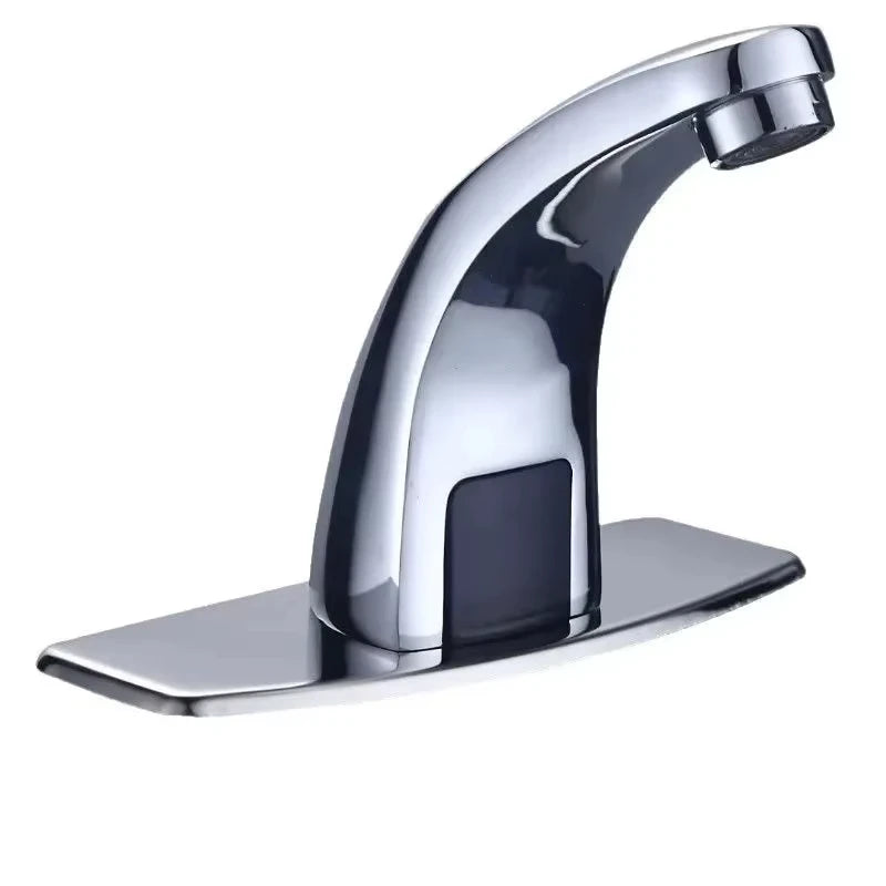 Electronic automatic sensor-operated non-contact hot and cold water faucet, sensor-operated electronic faucet non-contact faucet