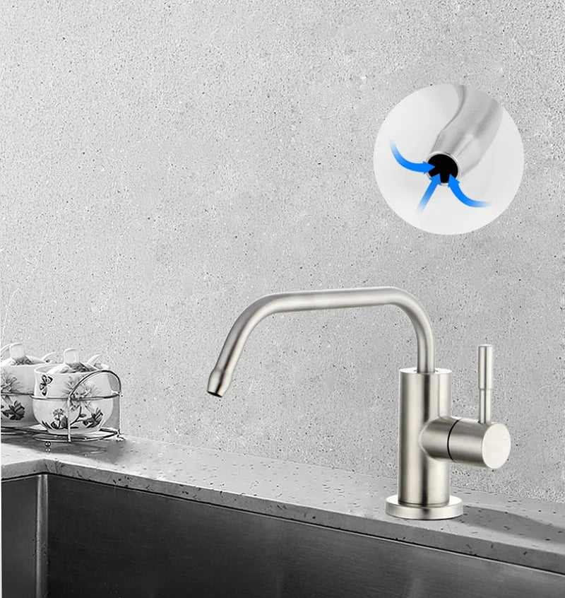 Water Filter Faucet Lead-Free Purifier Filtered Faucet Fits Reverse Osmosis Units or Water Filtration System Kitchen RO Faucet